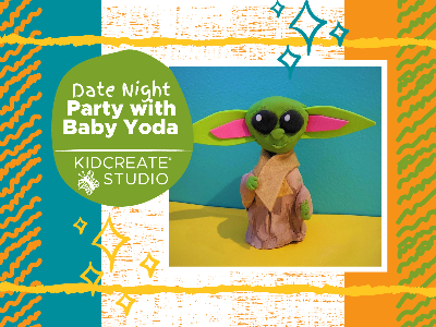 Kidcreate Studio - Fairfax Station. Date Night- Party with Baby Yoda (4-12 Years)